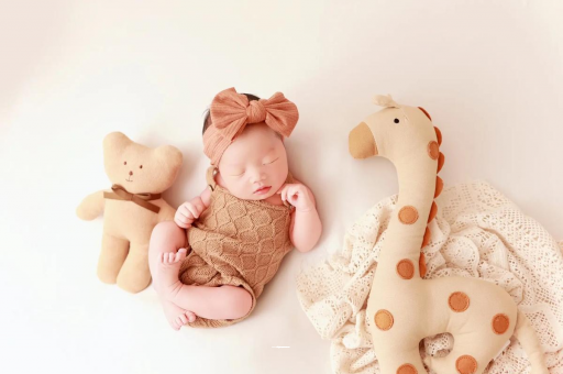 孝昌宝宝发型女绑扎方法